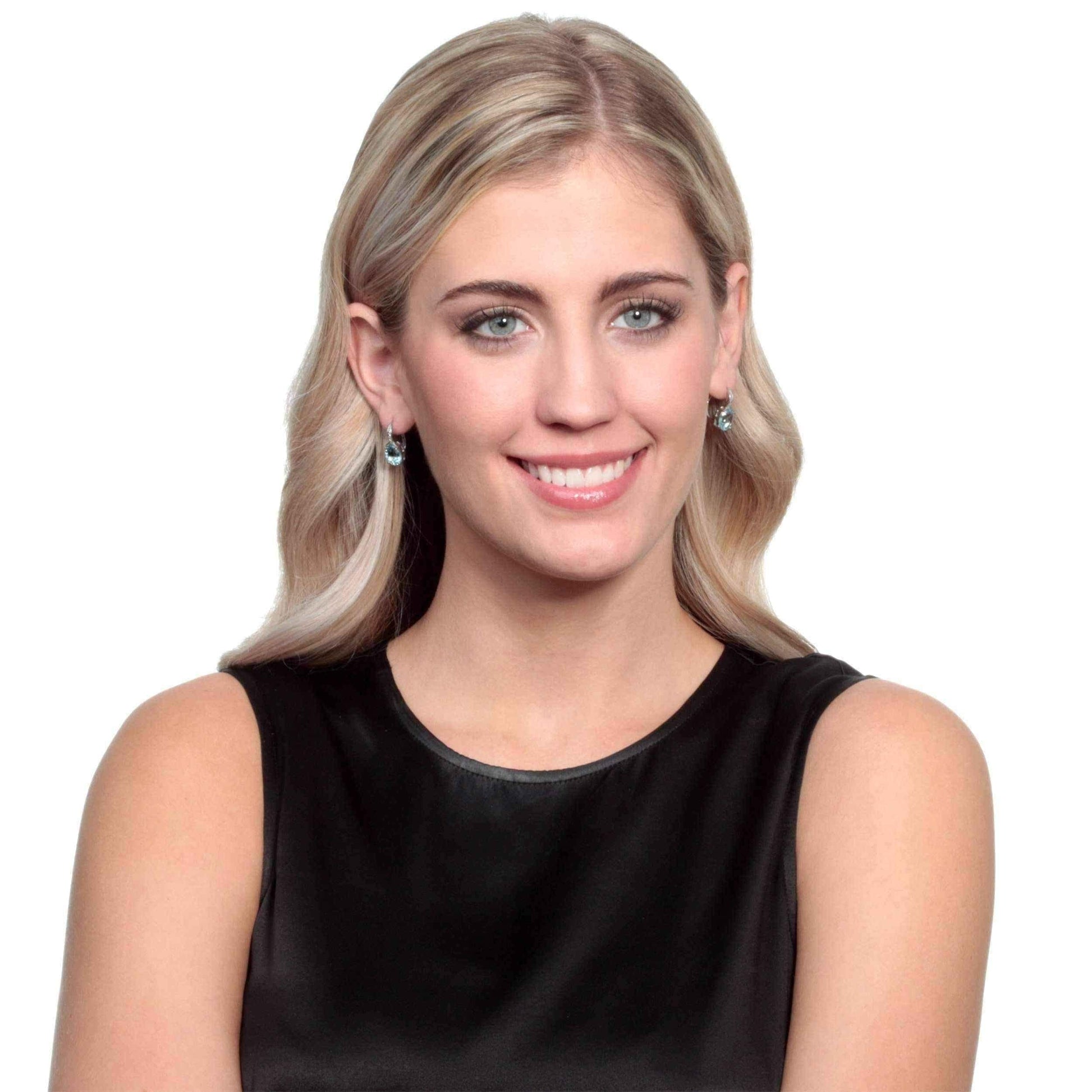 Sterling silver diamond earrings UK