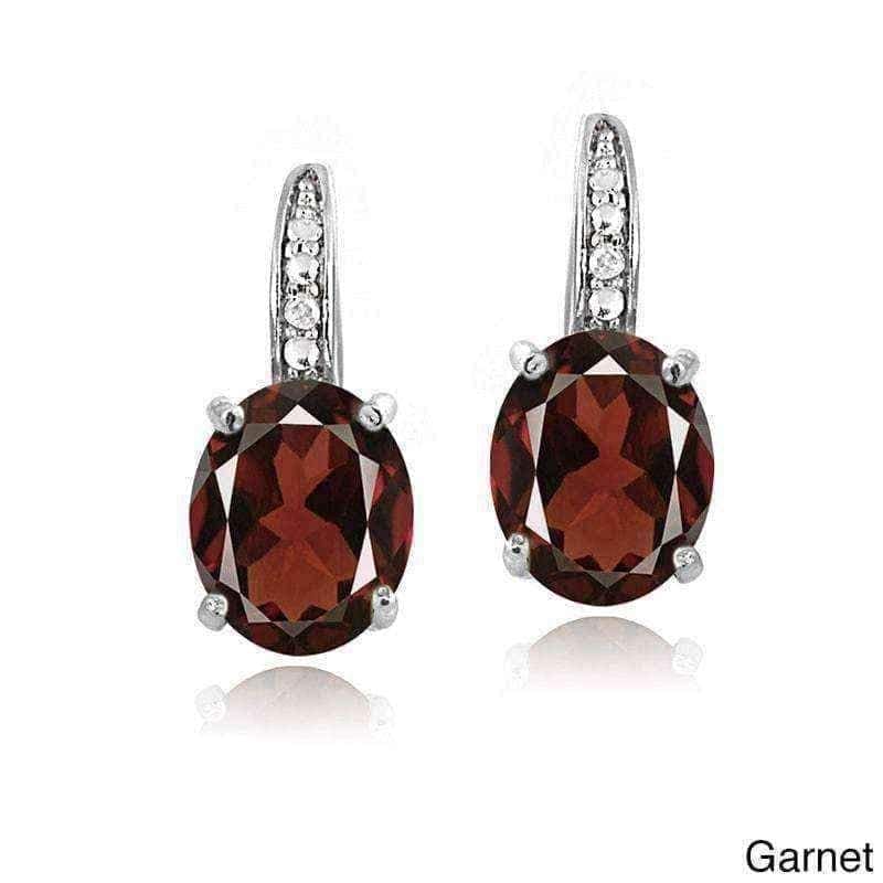 Sterling silver diamond earrings UK