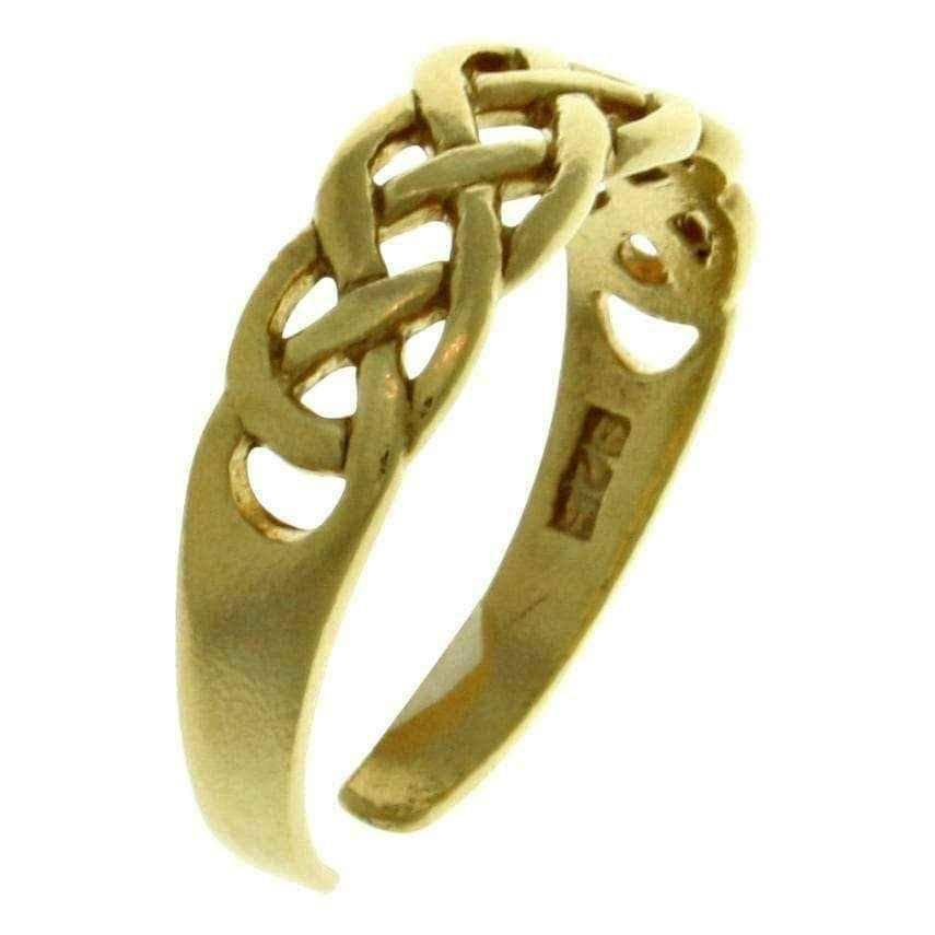 Sterling silver toe rings - Celtic Knot Toe Ring UK