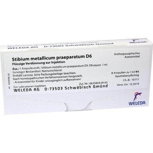 STIBIUM METALLICUM ampoules, bronchial asthma, cardiac arrhythmia UK