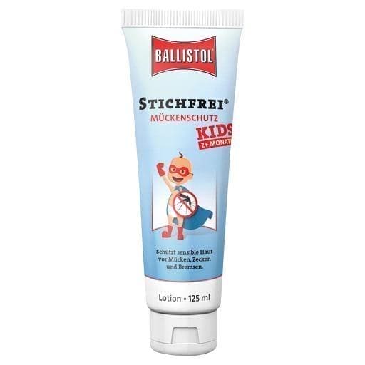 STICHFREI Kids Creme Tube 125 ml mosquitoes, ticks and biting flies UK