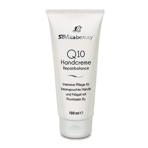 stressed hands and nails with provitamin B5, SOVITA BEAUTY Q10 hand cream UK