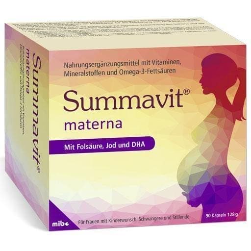 SUMMAVIT materna Folic acid, Iodine capsules UK