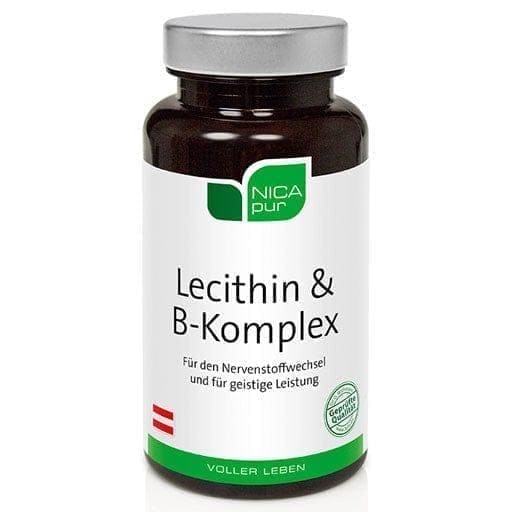 Sunflower lecithin, vitamin B complex, NICAPUR capsules UK