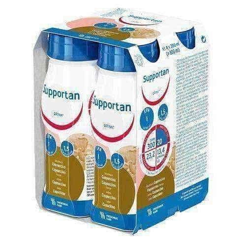 SUPPORTAN DRINK flavor cappuccino or tropical fruit UK