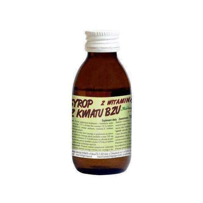 Syrup ELDER FLOWER 100ml with Vitamin C UK