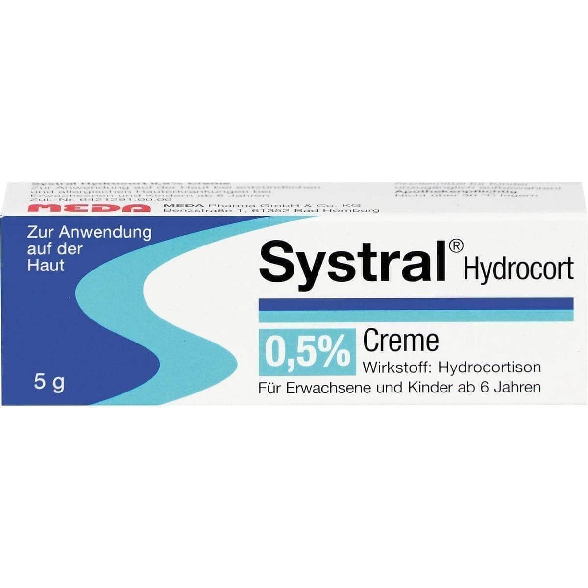 SYSTRAL Hydrocort 0.5% hydrocortisone cream UK