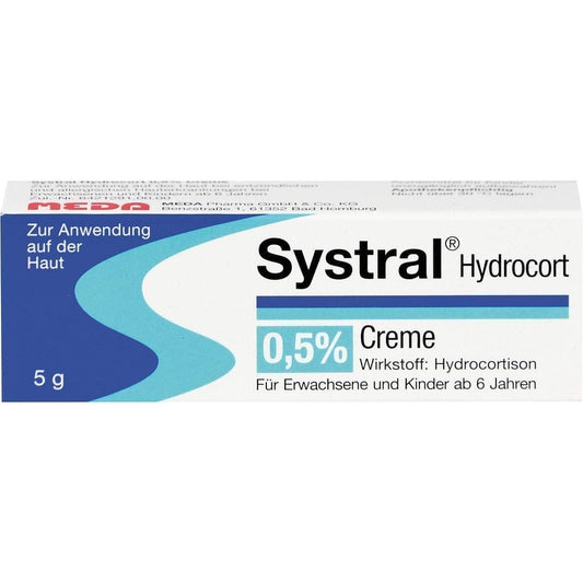 SYSTRAL Hydrocort 0.5% hydrocortisone cream UK