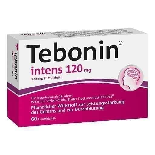 TEBONIN intens 120 mg film-coated tablets 60 pcs UK