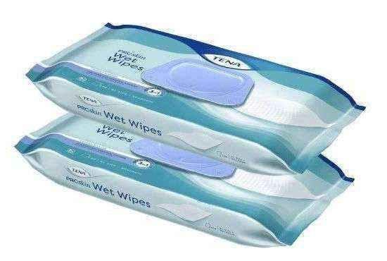 Tena Wet Wipes, Wet wipes DUOPACK 2 x 48 pieces UK