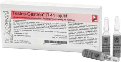 TESTES GASTREU R 41 Inject ampoules UK