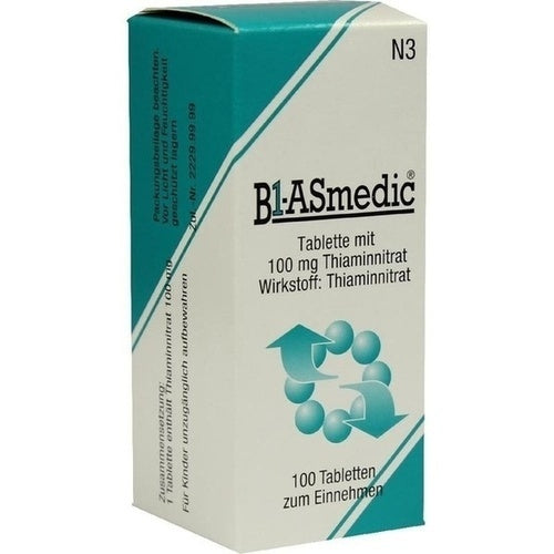 thiamine nitrate Vitamin B1 ASMEDIC Tablets 100 tablets