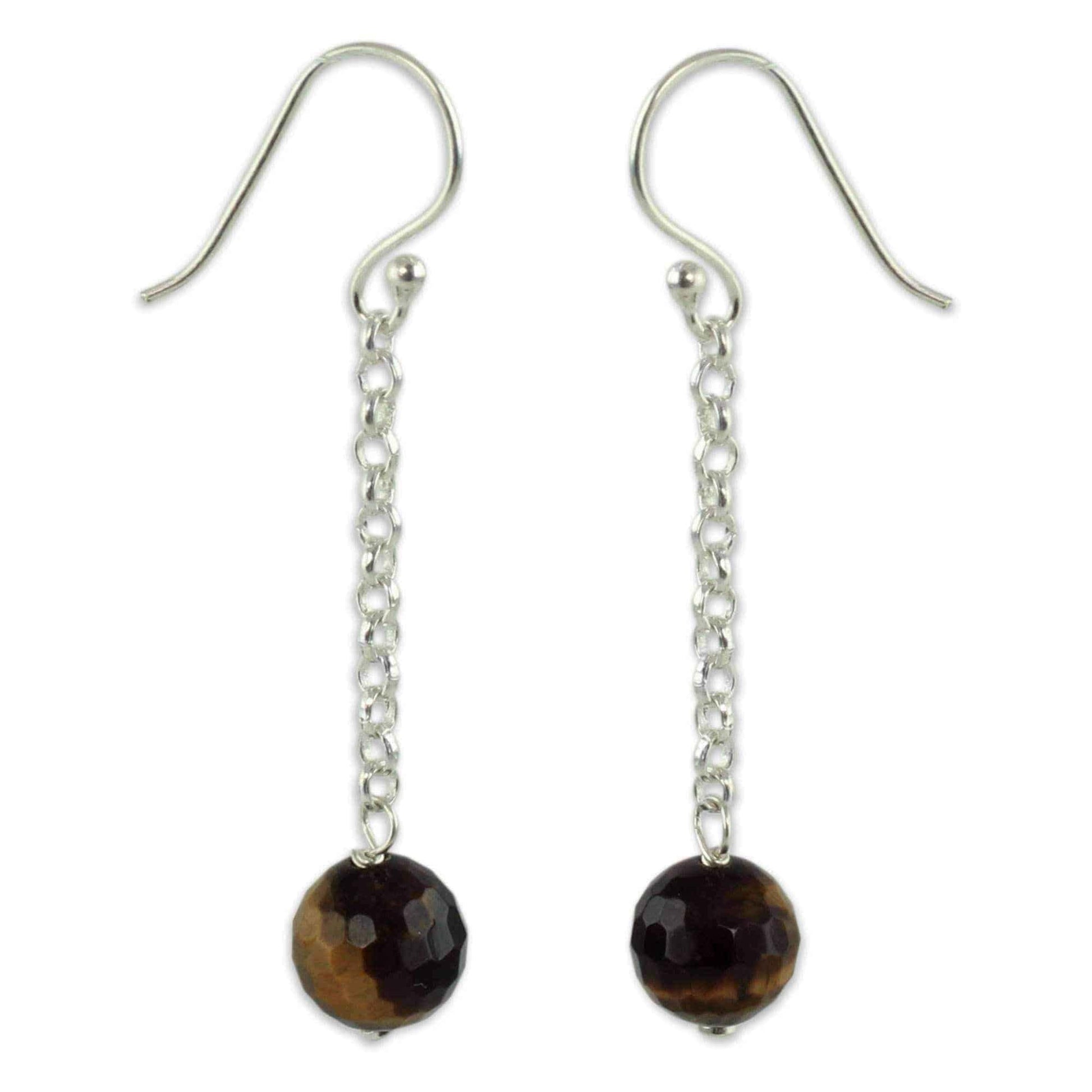 Tiger eye earrings | India UK