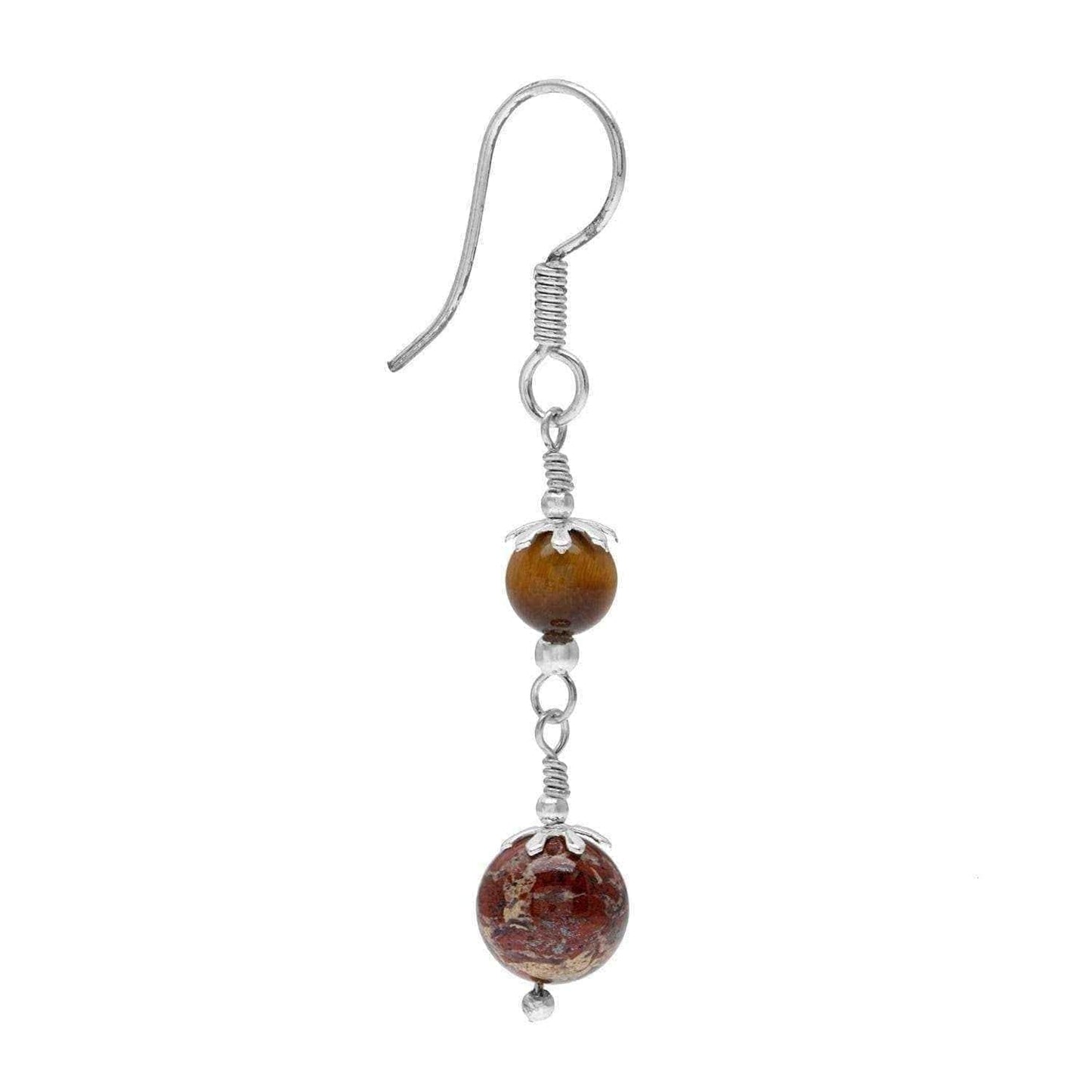 Tiger eye earrings | Jasper UK