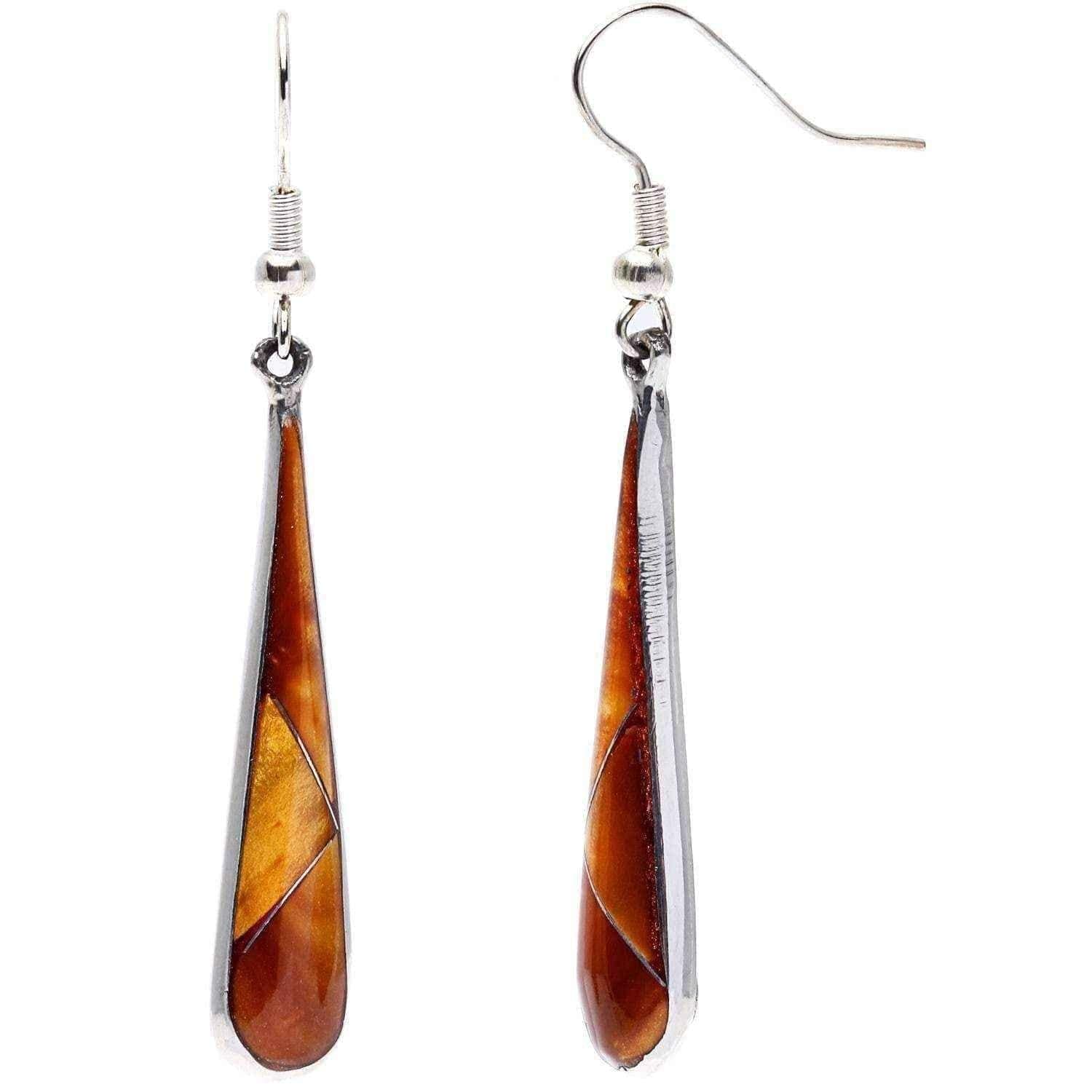 Tiger eye earrings | Teardrop UK