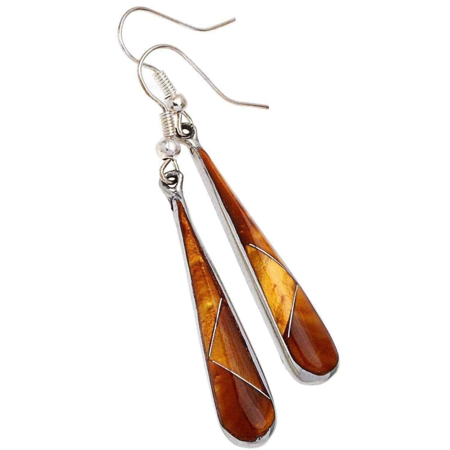 Tiger eye earrings | Teardrop UK