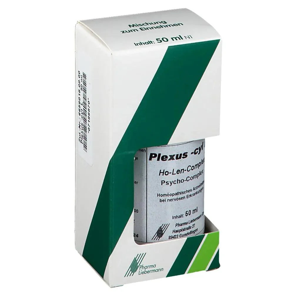 Treat stress and anxiety, ease muscular pain, PLEXUS-CYL L Ho-Len-Complex drops UK