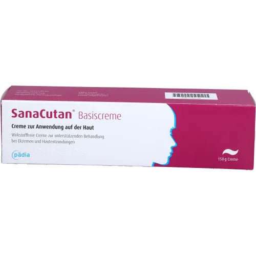 treat eczema and skin inflammations SANACUTAN Base Cream 150 g