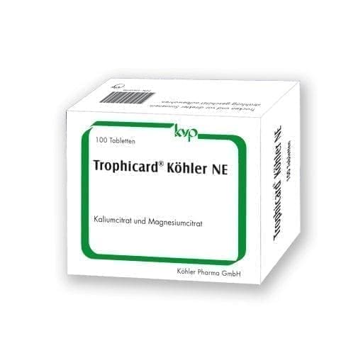 TROPHICARD Köhler NE, potassium citrate, magnesium citrate UK