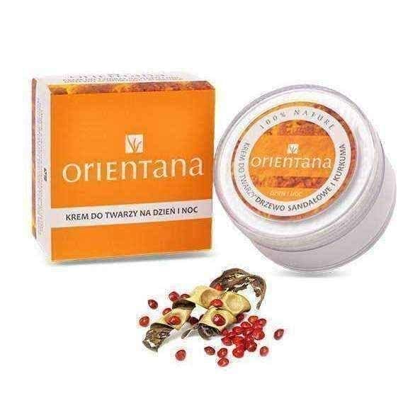 Turmeric face cream and Sandalwood ORIENTANA 50g UK