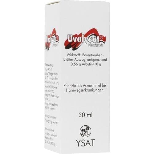 Urinary tract infection treatment, renal pelvis, bladder, UVALYSAT oral liquid UK