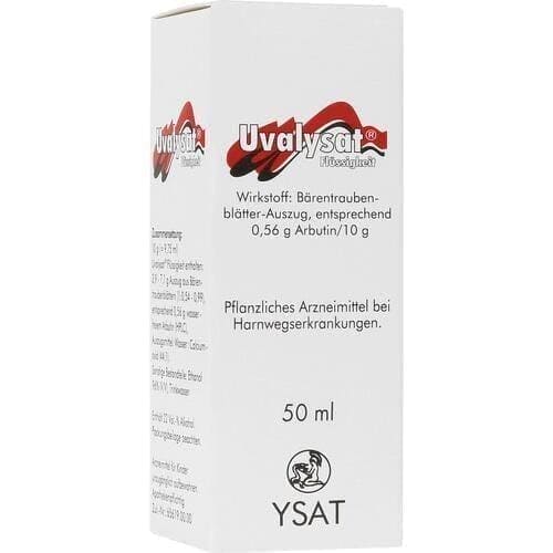 Urinary tract infection treatment, renal pelvis, bladder, UVALYSAT oral liquid UK