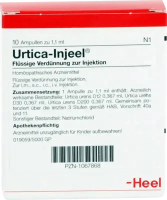 URTICA INJEEL ampoules UK
