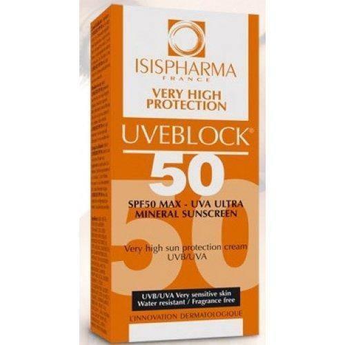 UVEBLOCK SPF50 + colored cream 40ml. UK