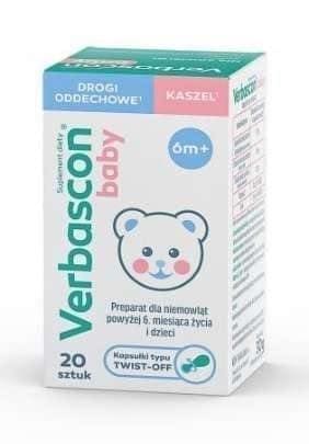 Verbascon Baby, linden flower extract, elderberry, chamomile UK