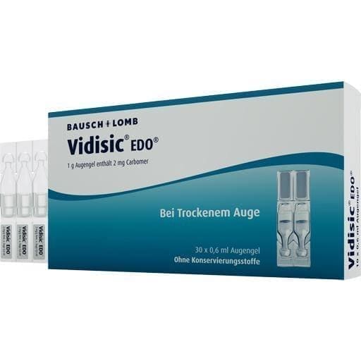 VIDISIC EDO Carbomer, dry eye syndrome eye gel UK