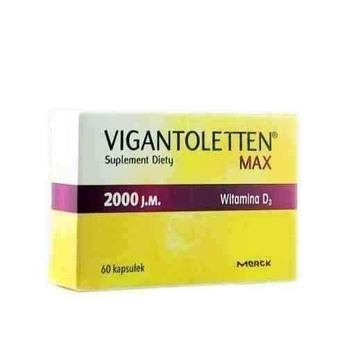 Vigantoletten Max 2000j.m. x 60 capsules vitamin D3 UK