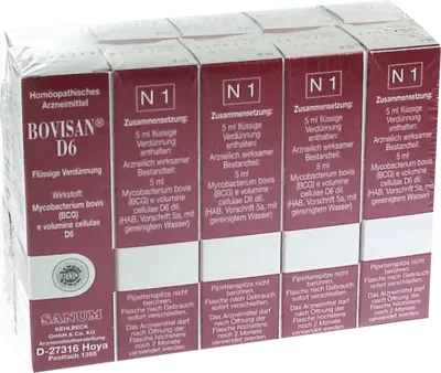 Viral infection, bacterial infection, Mycobacterium bovis, BOVISAN D 6 drops UK