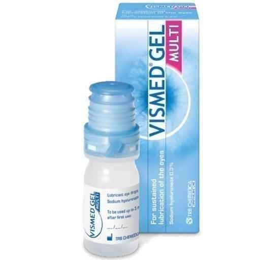 VISMED GEL MULTI eye drops 10 ml UK