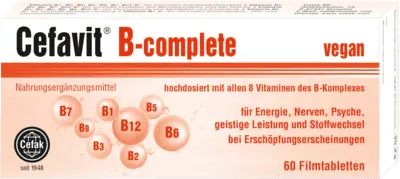 Vitamin b complex, CEFAVIT UK