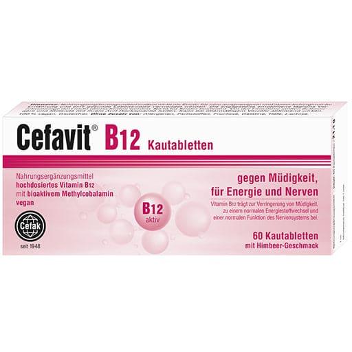 Vitamin B12 chewable tablets, CEFAVIT UK