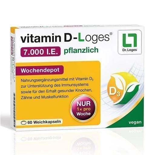 VITAMIN D-LOGES 7,000 IU vegetables UK