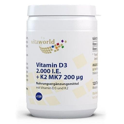 VITAMIN D3, K2 2,000 IU UK