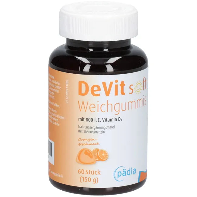 vitamin D3 (cholecalciferol) soft gummies DEVIT Soft Rubber Pads 60 pcs