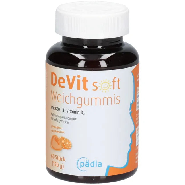 vitamin D3 (cholecalciferol) soft gummies DEVIT Soft Rubber Pads 60 pcs