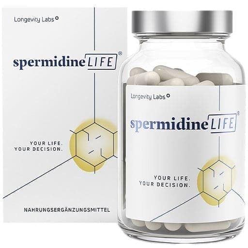 Wheat germ extract, spermidine supplement, SPERMIDINELIFE Original 365+ UK