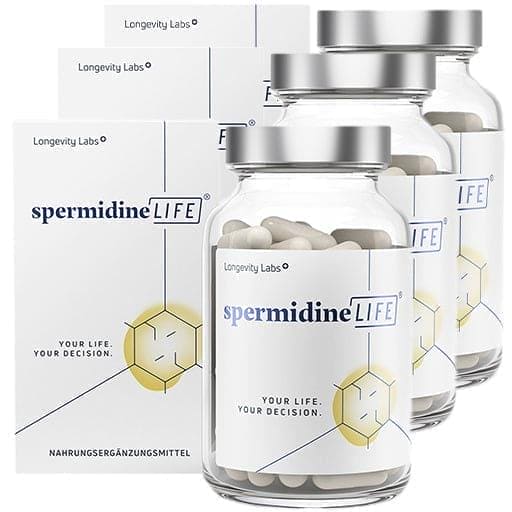 Wheat germ extract, spermidine supplement, SPERMIDINELIFE Original 365+ UK