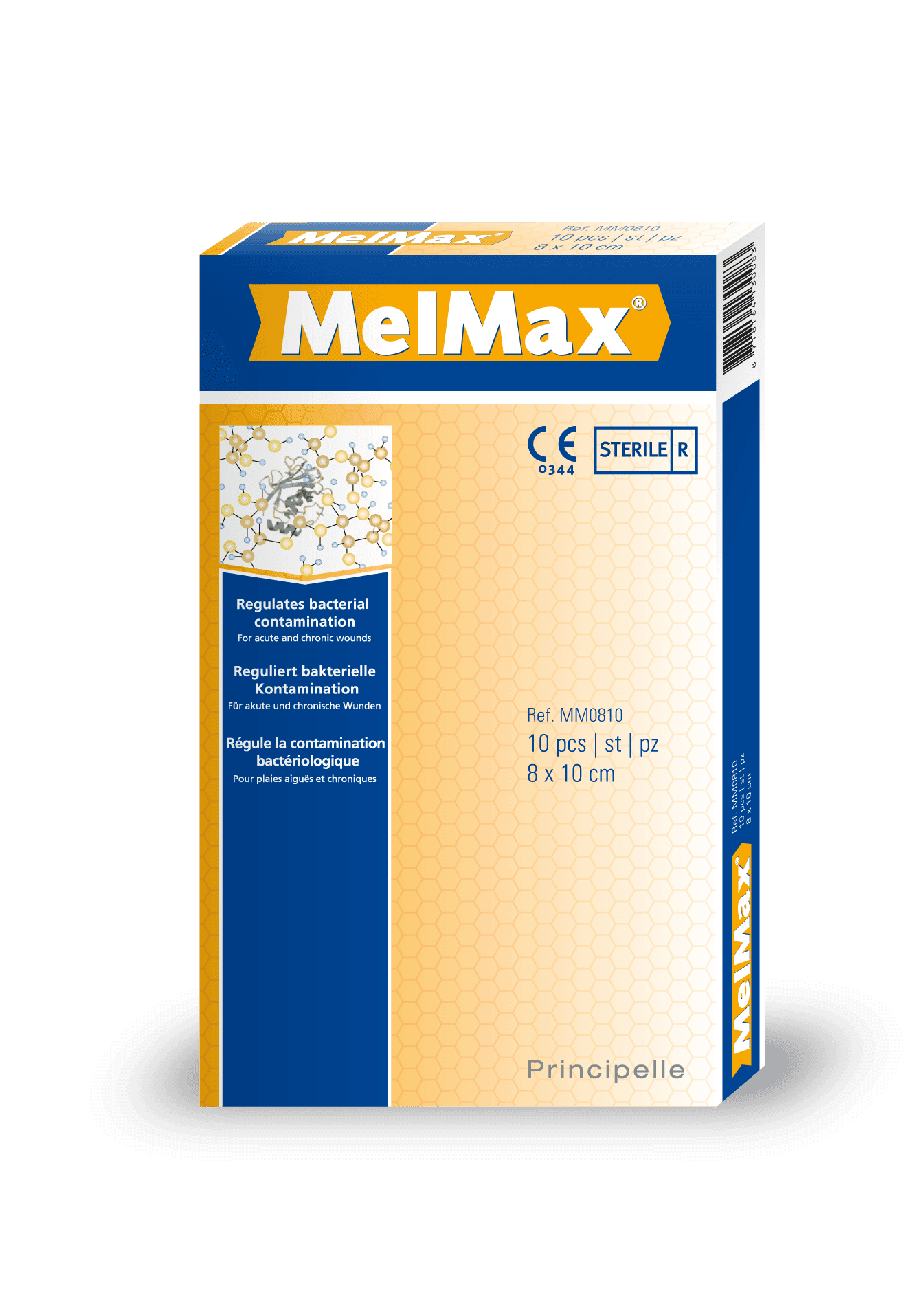 Wound dressing, MELMAX 8x10 cm UK