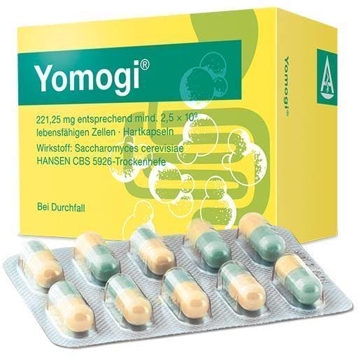 YOMOGI capsules 20 pc Saccharomyces cerevisiae, travelers diarrhea UK