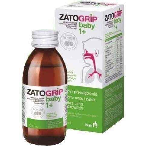 Zatogrip baby 1+ Syrup, middle ear infections UK