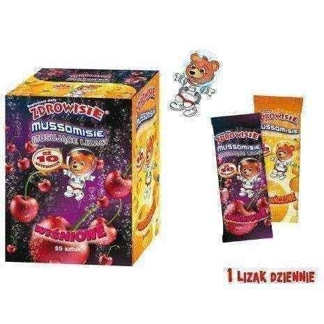 ZDROWISIE LIZACZKI MUSSOMISIE x 55 pieces, vitamins for kids UK