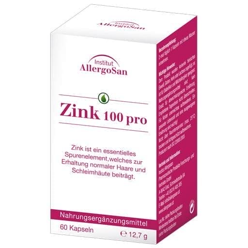 Zinc 100 PRO, Zinc benefits UK