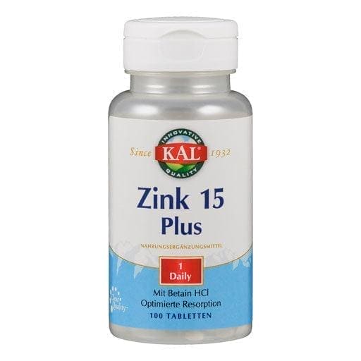 ZINC 15 Plus tablets UK