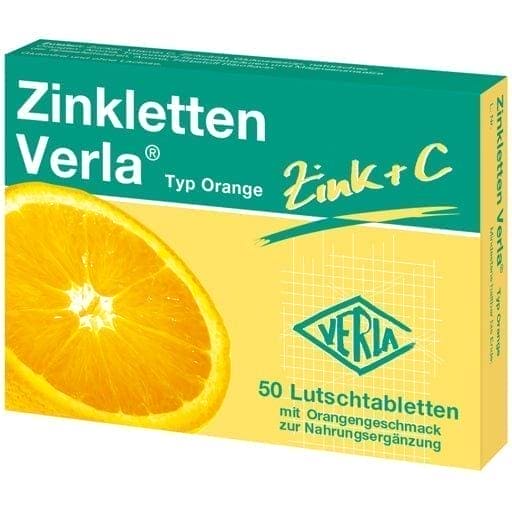 Zinc citrate benefits, ZINC lettuces, Verla Orange lozenges UK