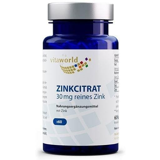 ZINC CITRATE capsules, ZINC CITRATE benefits ELIVERAGroup.co.uk, UK