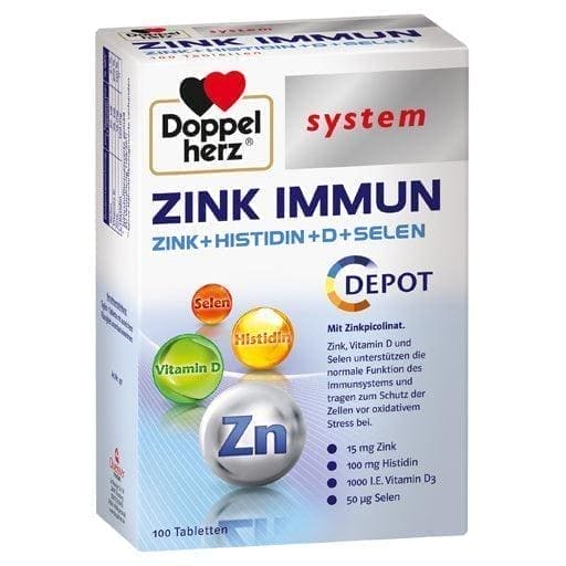 Zinc, L-histidine, vitamin D3, selenium UK